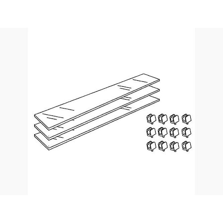 Kohler Verdera, Glass Shelf Kit, 15  Cabinet 1215251-A